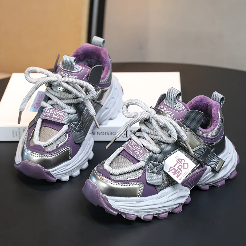M.M Party Anti Slip Wear Resistant High Top Kids Lifestyle Shoes Kids'-6