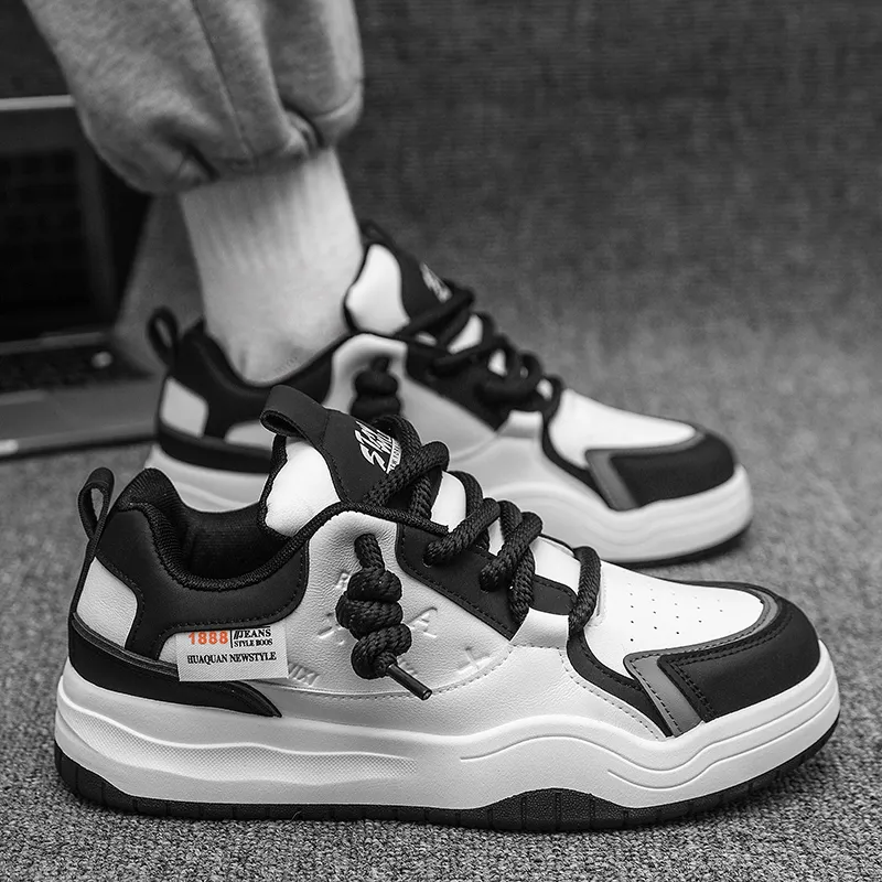 M.M Party Slip Resistant Waterproof Abrasion Resistant Low Top Skateboard Shoes Men's-4