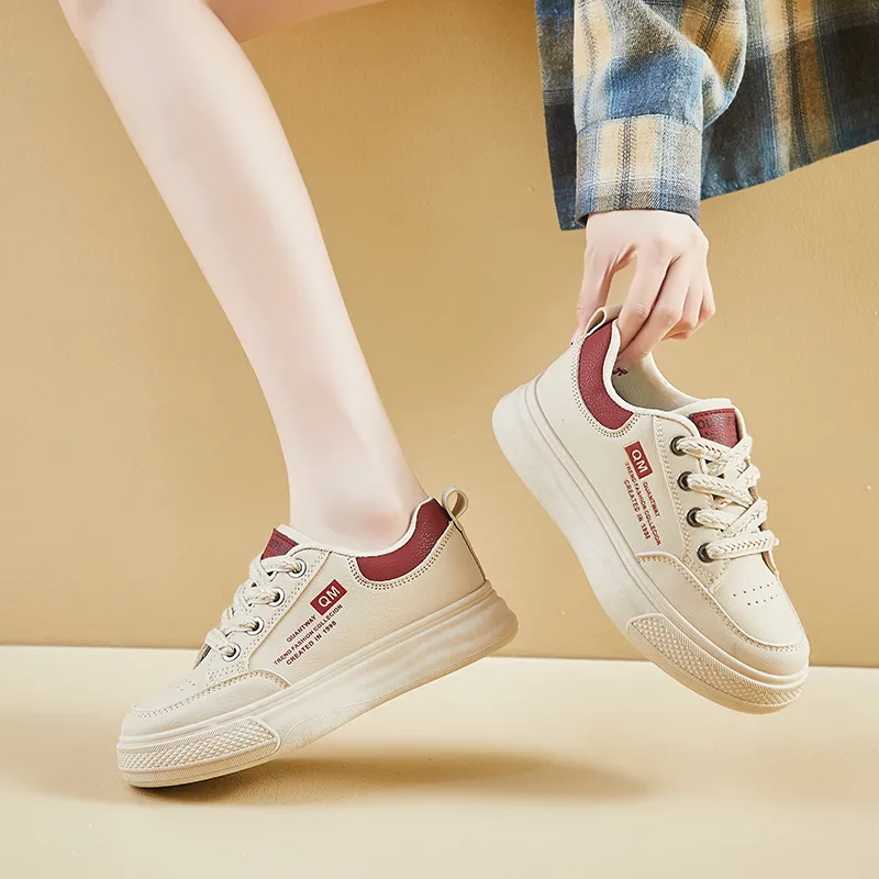 M.M Party Waterproof Abrasion Resistant Balance Low Top Skateboard Shoes Women's-2