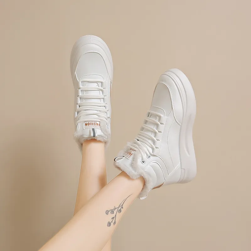 M.M Party Warm Water Resistant And Wear Resistant High Top Skateboard Shoes Women's-8