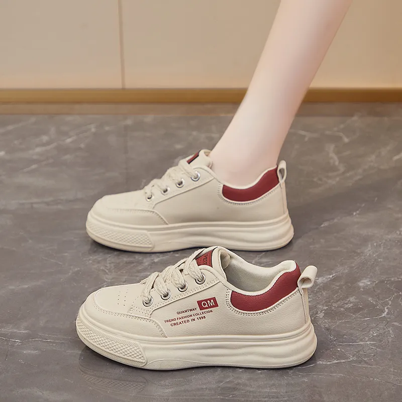 M.M Party Waterproof Abrasion Resistant Balance Low Top Skateboard Shoes Women's-3