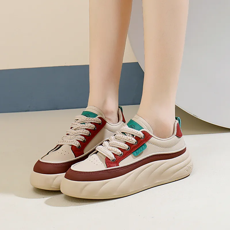 M.M Party Abrasion Resistant Low Top Casual Shoes Women's-5