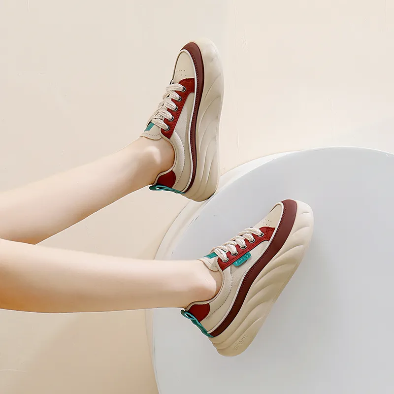 M.M Party Abrasion Resistant Low Top Casual Shoes Women's-4