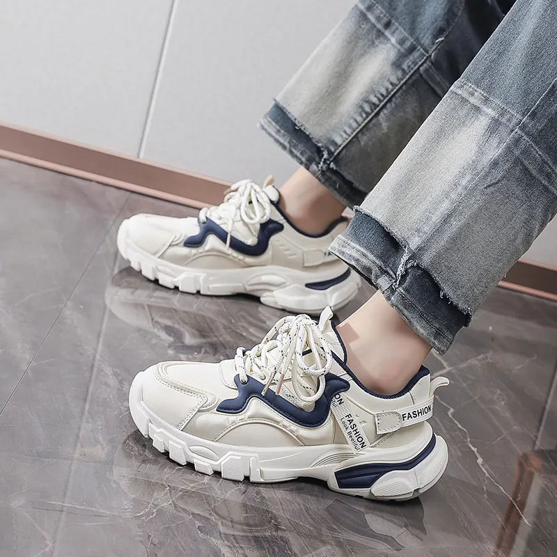 M.M Party Cushioned Anti Slip Wear Resistant And Water Resistant Low Top Chunky Sneakers Women's-7
