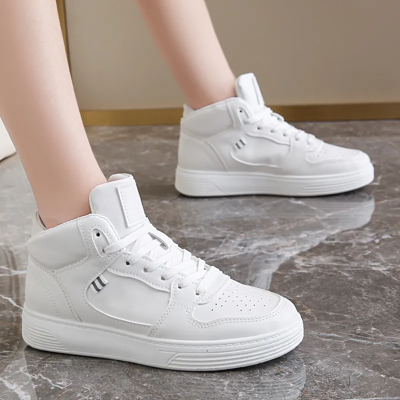 M.M Party Slip Resistant Waterproof Abrasion Resistant High Top Skateboard Shoes Women's-3