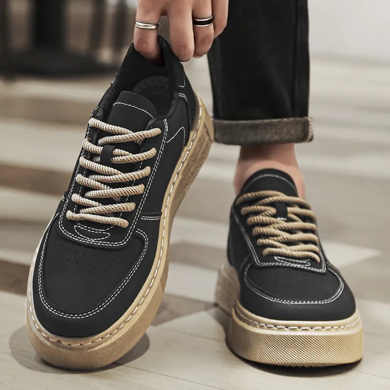 M.M Party Anti Slip Wear Resistant Low Top Skateboard Shoes Men's-16