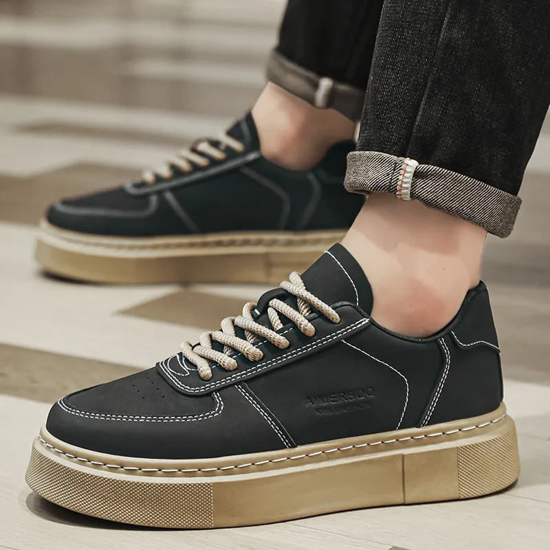 M.M Party Anti Slip Wear Resistant Low Top Skateboard Shoes Men's-17