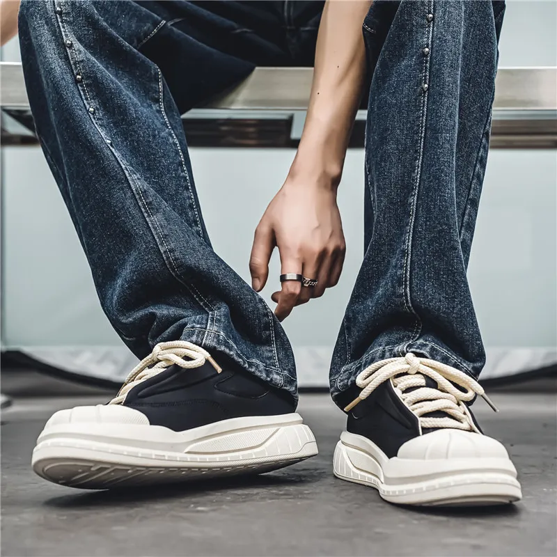 M.M Party Anti Slip Wear Resistant Low Top Skateboard Shoes Men's-12