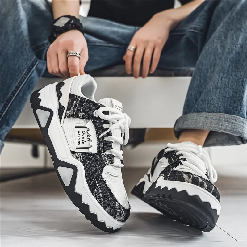 M.M Party Slip Resistant, Abrasion Resistant, And Balanced Low Top Skateboard Shoes Men's-3