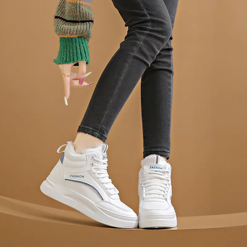 M.M Party Warm Water Resistant And Wear Resistant High Top Skateboard Shoes Women's-3
