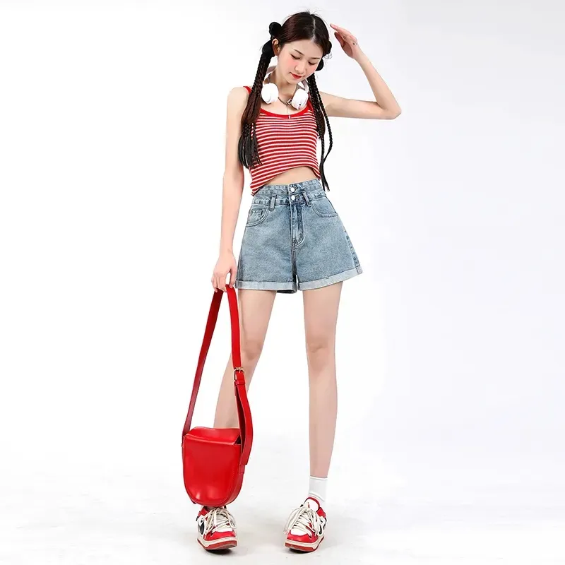 JEANSWEST Denim Shorts Women's-3