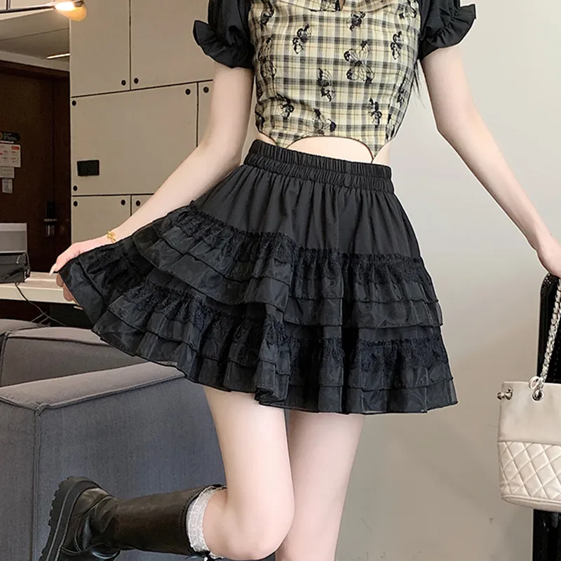 JEANSWEST Casual Short Skirts Women's-5
