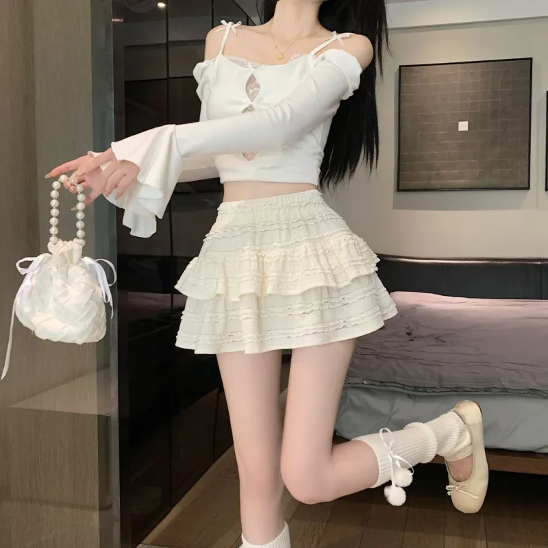 JEANSWEST Casual Short Skirts Women's-3