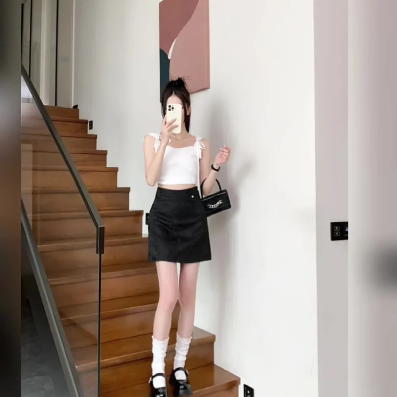 JEANSWEST Casual Short Skirts Women's-2