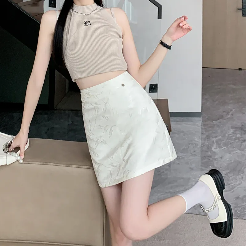 JEANSWEST Casual Short Skirts Women's-5