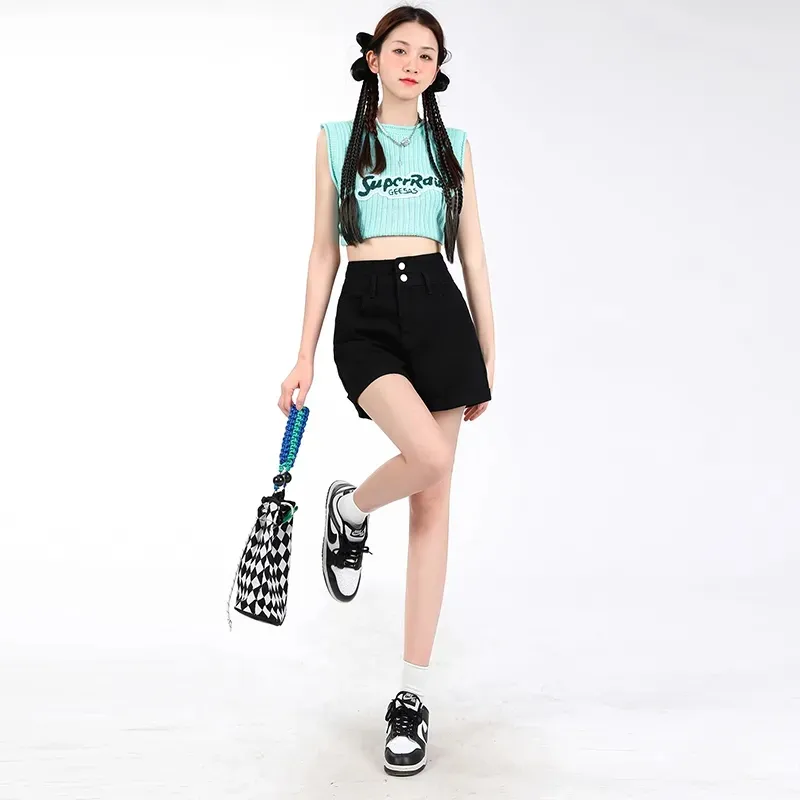 JEANSWEST Denim Shorts Women's-9