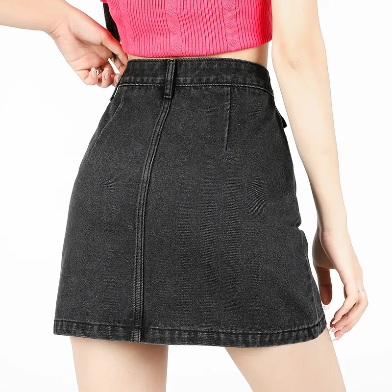 JEANSWEST Denim Short Skirts Women's-9