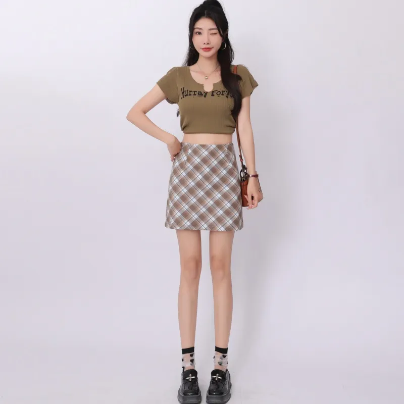 JEANSWEST Casual Short Skirts Women's-8