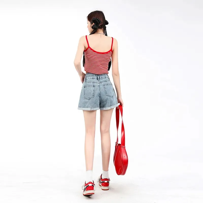 JEANSWEST Denim Shorts Women's-4