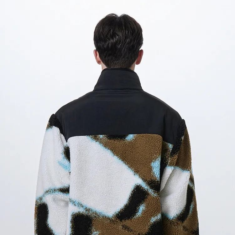 Ellesse Velvet feel Coat Unisex Print-2