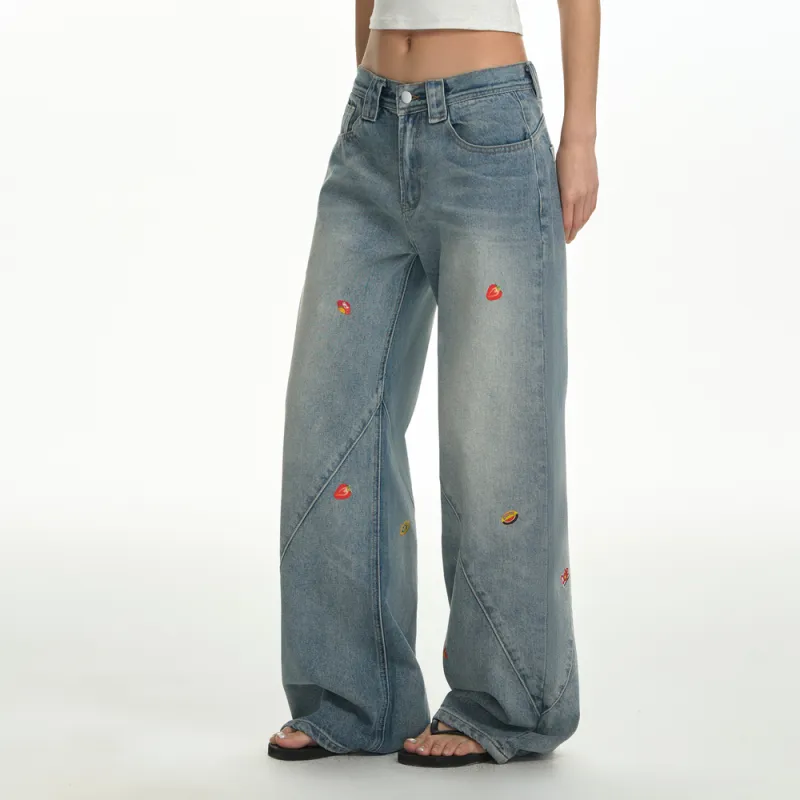 TGNS Jeans Unisex Vintage Blue-2