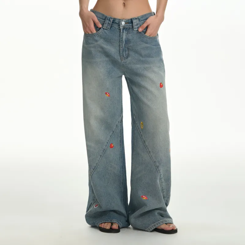 TGNS Jeans Unisex Vintage Blue-3