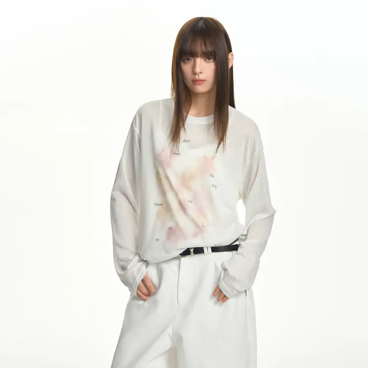 TGNS T Shirts Unisex Milk White-4