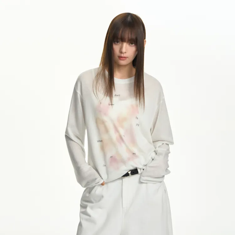 TGNS T Shirts Unisex Milk White-2