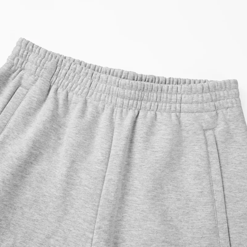 Adidas Knitted Sports Pants Men's Light Gray-5