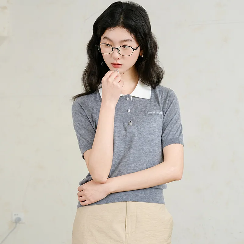 SNOWFORTE Polo Shirt Women's Gray-2