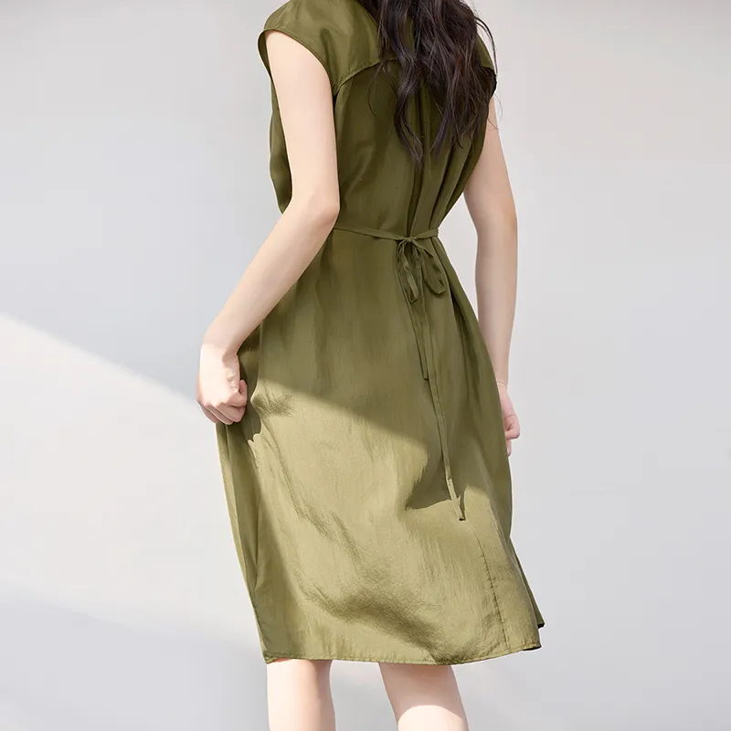 SNOWFORTE Sleeveless Dress Women's-1