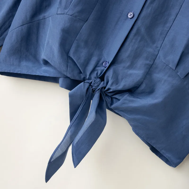 SNOWFORTE Shirts Women's Denim Blue-5