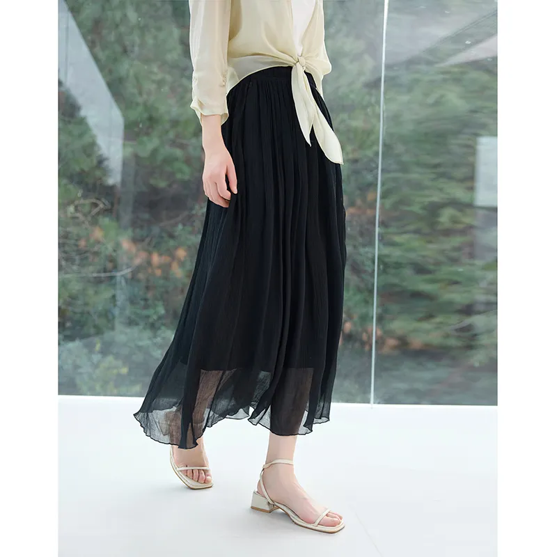 SNOWFORTE Casual Long Skirt Women's-4