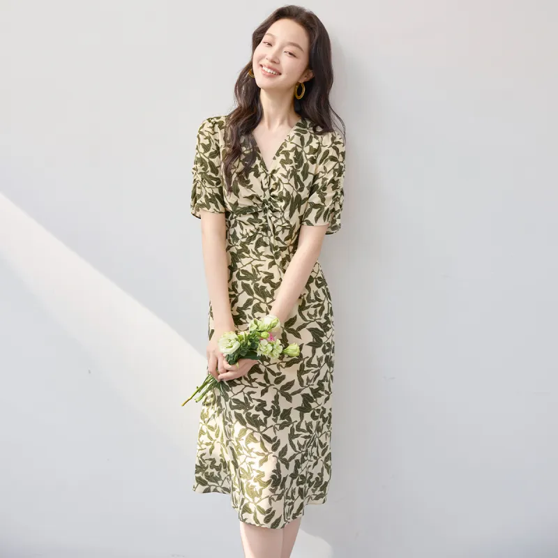 SNOWFORTE Short Sleeved Dress Women's-2