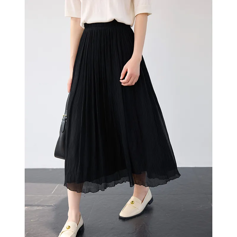 SNOWFORTE Casual Long Skirt Women's-3
