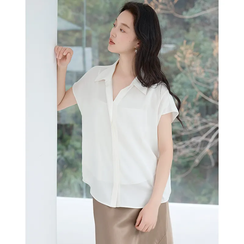 SNOWFORTE Shirts Women's White-5