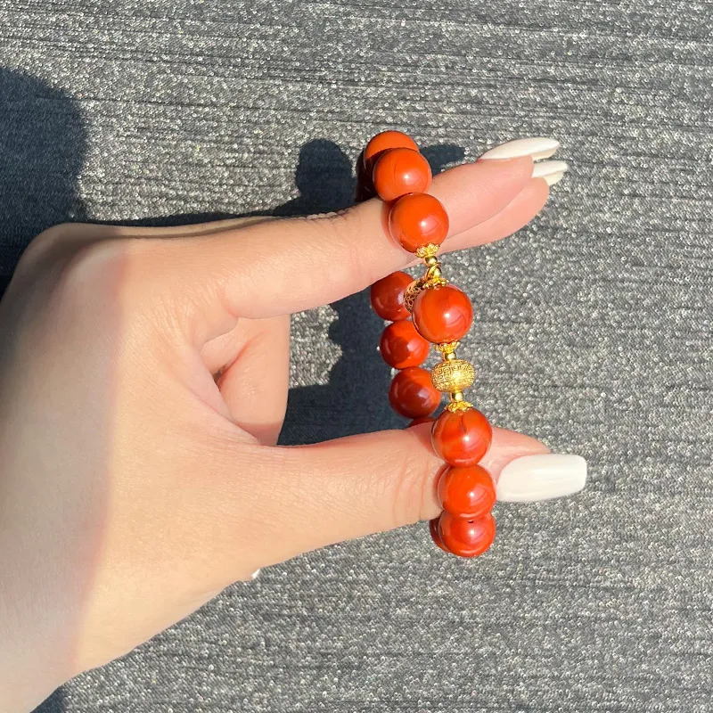 MUXIYUAN Southern Red Agate Bracelets Women's-4