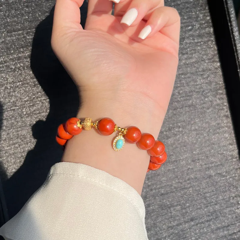MUXIYUAN Southern Red Agate Bracelets Women's-3