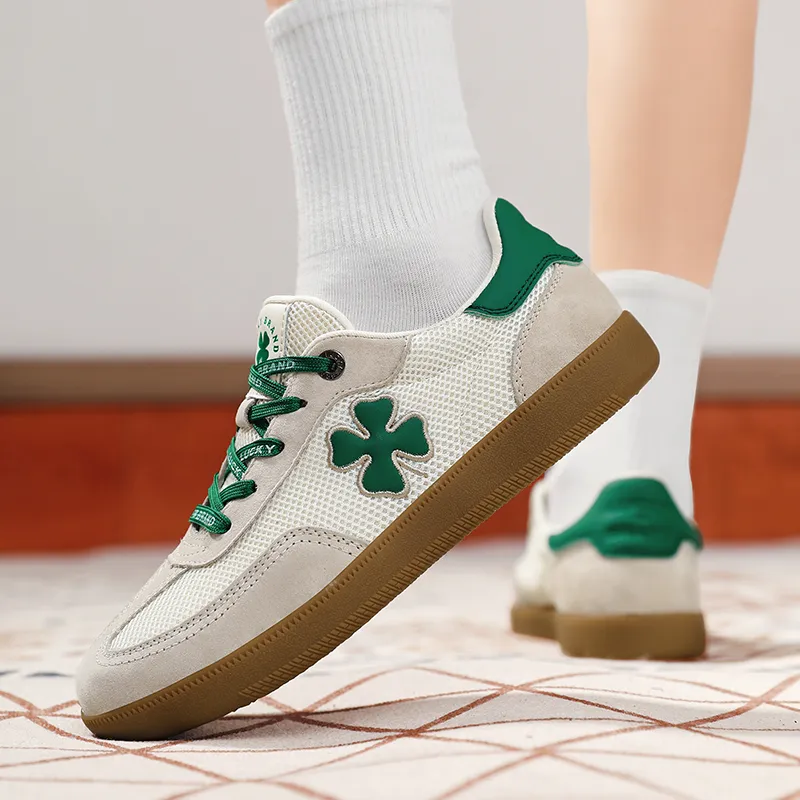 LUCKY BRAND Four Leaf Clover Low Top Casual Shoes Unisex-6
