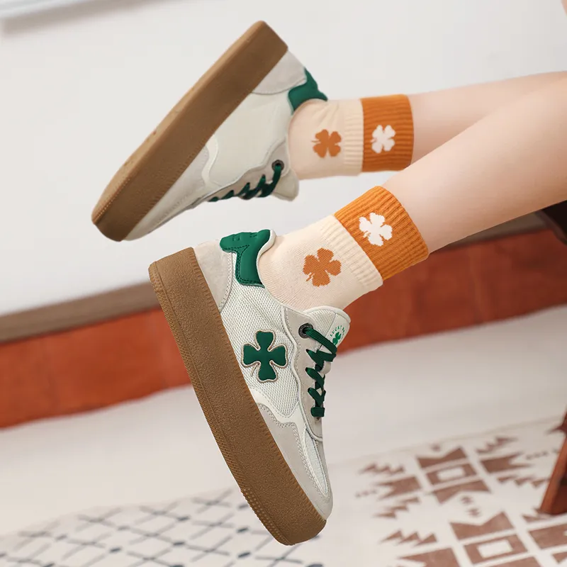 LUCKY BRAND Four Leaf Clover Low Top Casual Shoes Women's-10