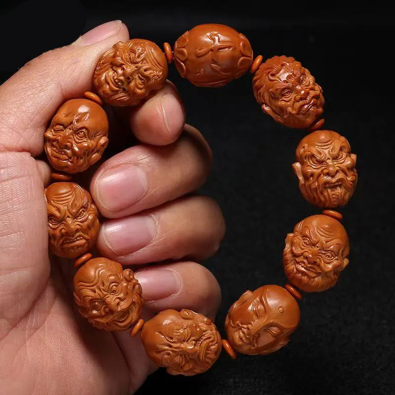 JIYAO Olive Pit Bracelets Unisex-2