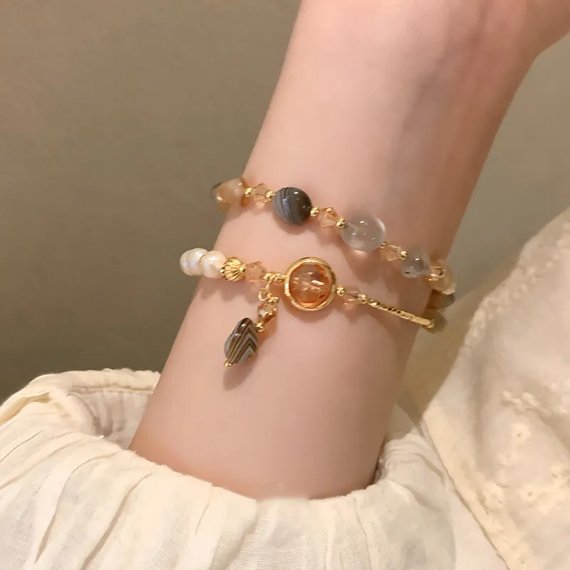 JIYAO Colored Glaze Bracelets Women's-3