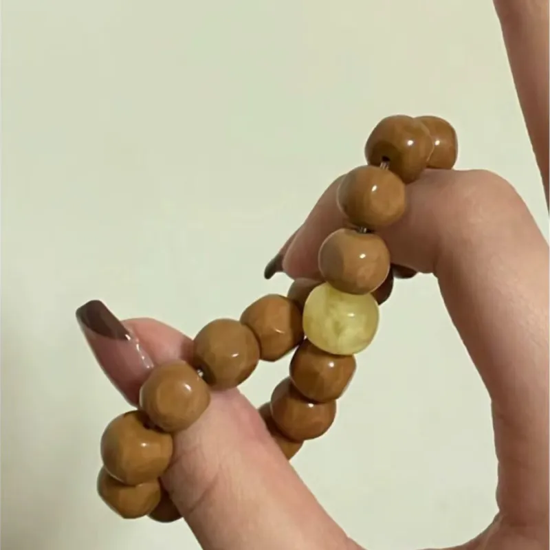 JIYAO Monkey Head Walnut Bracelets Unisex-3