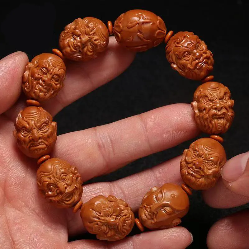JIYAO Olive Pit Bracelets Unisex-1