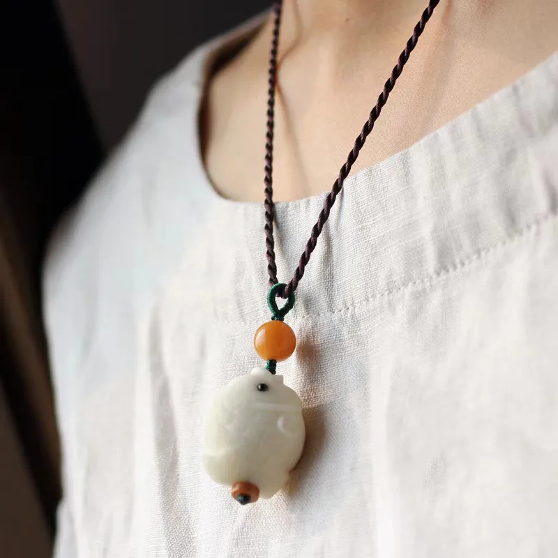 JIYAO Bodhi Seed Necklaces Unisex-2