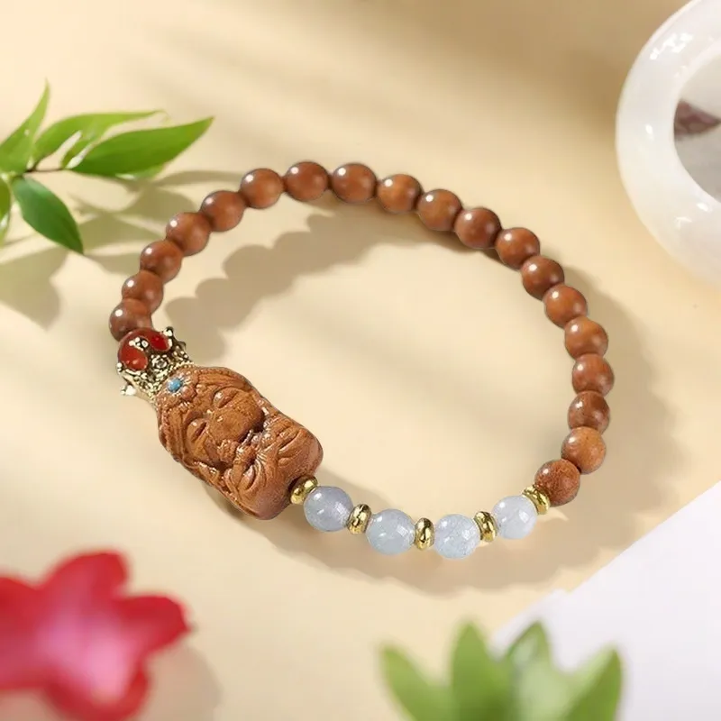 JIYAO Barbie Sandalwood Bracelets Unisex-3