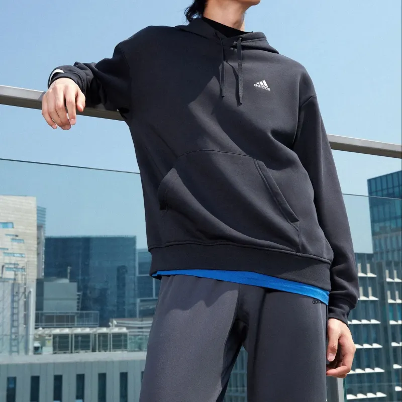 Adidas Sweatshirts Unisex Black Comes With Necklace-4