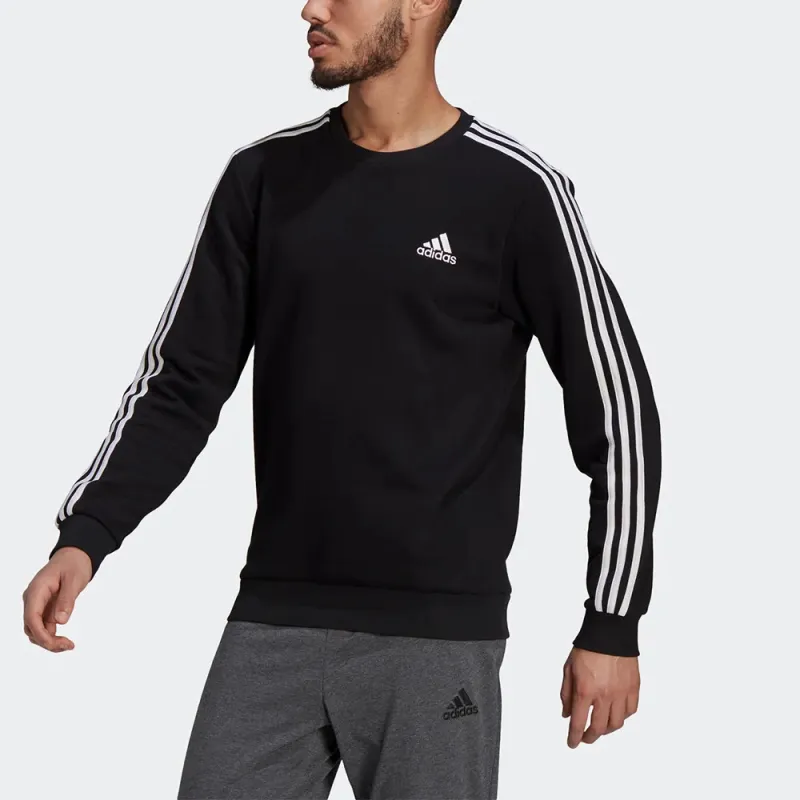 Adidas Sweatshirt Unisex Black Comes With Necklace-3