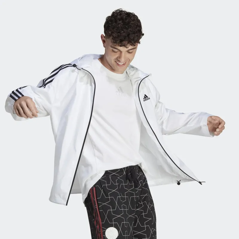 Adidas Jackets Coats Unisex White-3