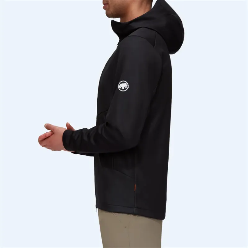MAMMUT Clion Jackets Coats Unisex Black Comes With Necklace-4